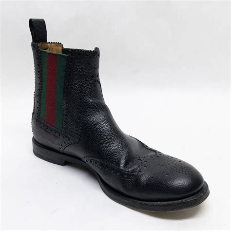 gucci leather chelsea boots|gucci chelsea boots outfit.